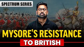 कैसे Mysore ने रोका BRITISH को   Modern History  SPECTRUM  UPSC Wallah [upl. by Holland]