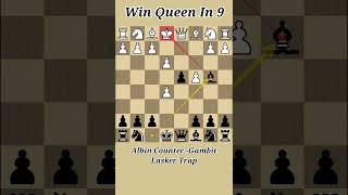 Albin Counter Gambit Lasker Trap shorts chess chessshorts [upl. by Southard]