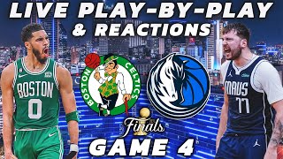 Boston Celtics vs Dallas Mavericks  Live PlayByPlay amp Reactions [upl. by Roselin218]