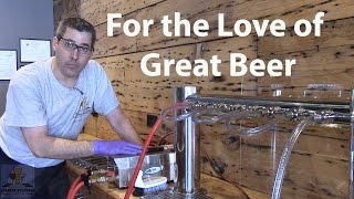 How to clean draft beer lines Circulation Method [upl. by Goldina982]