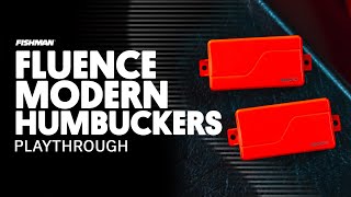 Fluence Modern Humbuckers  Playthrough [upl. by Rap]