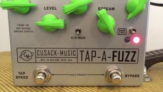 Cusack Music TapAFuzz Demo [upl. by Okwu]