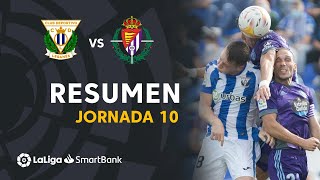 Resumen de CD Leganés vs Real Valladolid 02 [upl. by Chak809]