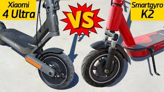 💥Xiaomi Scooter 4 ULTRA vs SmartGyro K2💥 COMPARATIVA MEJOR PATINETE ELÉCTRICO 2023 [upl. by Arza814]