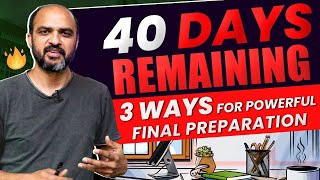 40 Days Remaining in NEET 2024  3 Ways to KEEP Yourself CHILL amp Super FOCUSED [upl. by Essilrahc]