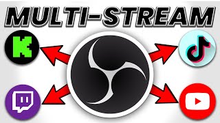 How to MultiStream With OBS for FREE Stream to Multiple Platforms [upl. by Obel]