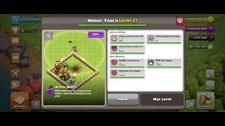 Upcoming Ability Of Grand Warden Heroic Torch In Clash of clans GamerVky7 [upl. by Alleinnad337]