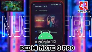 Nusantara Project Sixty N9 di Redmi Note 9 Pro Miatoll  Install dan Review Custom Rom android 10 [upl. by Auroora]