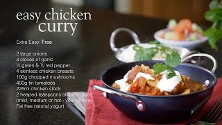 Slimming World Synfree easy chicken curry recipe  FREE [upl. by Deeraf]