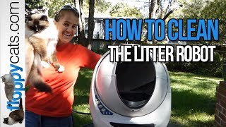 How to Clean the Litter Robot 3 Open Air Automatic Litter Box [upl. by Bhayani]