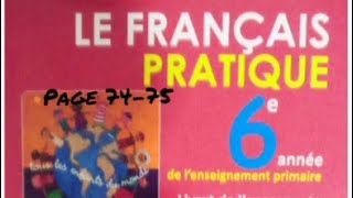 le Français Pratique 6Aep remédiation et consolidation page 7475 nouvelle édition 2021 [upl. by Nbi]