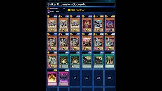 YuGiOh Duel Links  Ogdoadic Trial Deck Gameplay Striker Expansion Loaner Deck [upl. by Nohtiek]