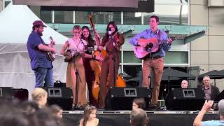 The Burnett Sisters Band City Plaza Youth Stage IBMA Raleigh NC September 30 2023 [upl. by Aenat714]