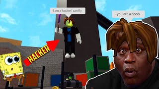 Roblox Murder Mystery 2 Funny Meme Moments Hacker [upl. by Akimak]