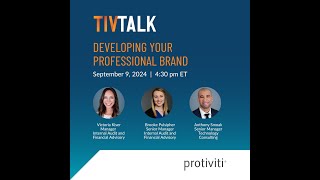 TivTalk  Developing Your Professional Brand [upl. by Hgieliak733]