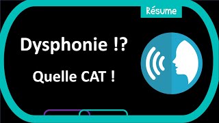 Dysphonie  tout savoir 🔍 sur ce trouble de la voix 🧐  Résumé  ORL [upl. by Abla986]