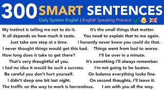 300 Smart English Sentences For Daily Use  Daily Spoken English  English Speaking Practice [upl. by Nollahp]