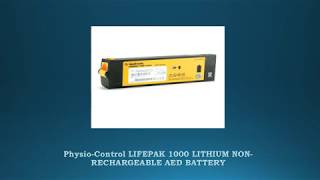 PhysioControl LIFEPAK 1000 LITHIUM NON RECHARGEABLE AED BATTERY [upl. by Mellie]