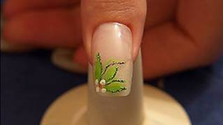 Flower motif with nail art liner and nail art pen [upl. by Lah]