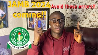 2024 UTME JAMB Begins Sales Of Form Januaryplease avoid this errors [upl. by Meuse]