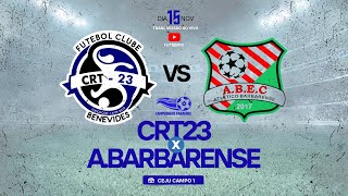 PARAENSESUB20  CRT23 x ATLÉTICO BARBARENSE  Ao vivo [upl. by Sarilda]