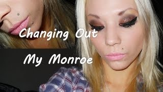 Changing Out My Monroe Piercing 1st time [upl. by Tereve]