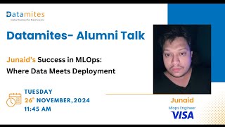 Junaid’s Success in MLOps Where Data Meets Deployment [upl. by Topliffe]