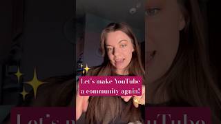 🫱🏼‍🫲🏾✨🤍 Let’s Make YouTube a Community Again creator community youtubenewwave [upl. by Neelyad]