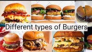 Different types of Burgers for burger lover  Yummy and Tasty Burgers Recipes  Burgers Recipes [upl. by Htabmas]