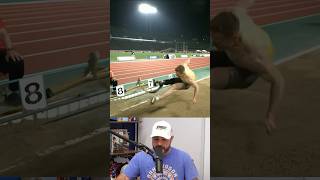 Prosthetic leg gives him superpowers a breakdown paralympics prostheticleg longjump jumping [upl. by Anairad]