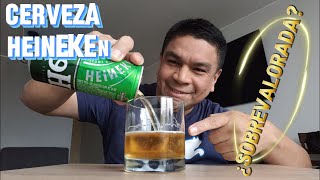 Probando la CERVEZA International HEINEKEN Pilsener  ¿Sobrevalorada [upl. by Nadbus]