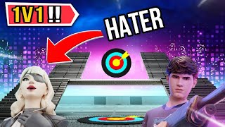 1V1 against a Hater  Fortnite [upl. by Ahsitniuq]