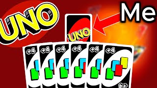 MY FRIEND BEATING ME FOR 13 MINUTES AT UNO Ft Drabber [upl. by Nager287]