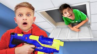 EXTREME NERF HIDE and SEEK 24 Hours in FORTNITE [upl. by Epuladaug]