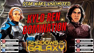 KYLO REN DOMINATION  Bo Katan Kryze vs Kylo Ren  STAR WARS UNLIMITED  Shadows Of The Galaxy [upl. by Enialed]