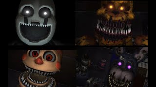 THE GLITCH ATTRACTION  ALL JUMPSCARES [upl. by Scully]