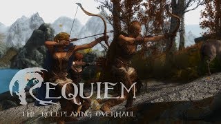 Skyrim Requiem  Hunterborn Last Two Hircine Quests [upl. by Catima616]