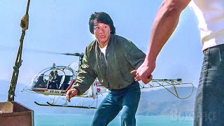 Jackie Chan takes down a Chopper amazing stunt work  The Protector  CLIP [upl. by Tiffi]