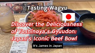 Discover the Deliciousness of Yoshinoyas Gyuudon 牛丼Japans Iconic Beef Bowl japanesefood Japan [upl. by Balf183]