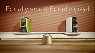 New Nespresso Essenza Mini machine How to program coffee sizes [upl. by Eeliab]