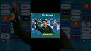 Ai is dangerous💀 ronaldo goat ai funny funnyshorts memes cr7 [upl. by Auhs]