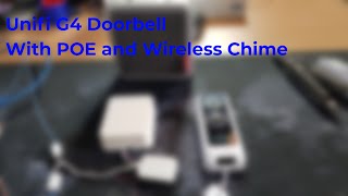 Unifi G4 Doorbell  Finally in the EU Unofficial POE Powered and Wireless Chime [upl. by Ahsiat]