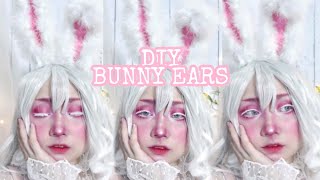 EASY DIY BUNNY EARS  clyn [upl. by Adaynek]