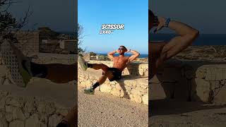 PANCIA AL TOP IN VACANZA allenamentoacasa addominali fitnessvideo [upl. by Novah]