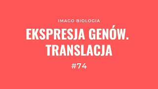 Ekspresja genów Translacja [upl. by Aguayo330]