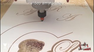 Lavorazioni con pantografo cnc SPECIAL su LEGNO [upl. by Laefar630]