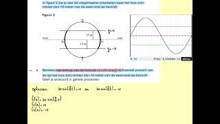 2021I Draaiend huis vraag 8 en 9 VWO wiskunde A [upl. by Tresa]
