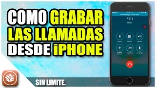 Como grabar llamadas en iPhone  AudioRecorder 2 iOS 8 9 10 [upl. by Eilagam165]