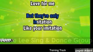 Paper Roses Marie Osmond Vocal Training Track By Dave Lee S amp D Group [upl. by Nhguaval]