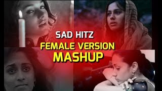 Tamil Sad Songs Female Version 💔 MASHUP 💙 Praveen Max [upl. by Yatnoed973]